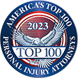 America's Top 100 - Personal Injury Attorneys - 2023 Seal