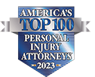 America's Top 100 - Personal Injury Attorneys - 2023 Shield